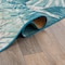 World Rug Gallery Contemporary Tropical Floral Indoor/Outdoor Area Rug 5'3'' x 7' Blue 433BLUE5X7 - alternate 7